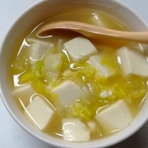 豆腐のとろみ生姜スープ✧˖°